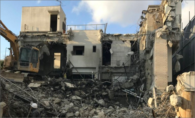 RC構造住宅の解体工事